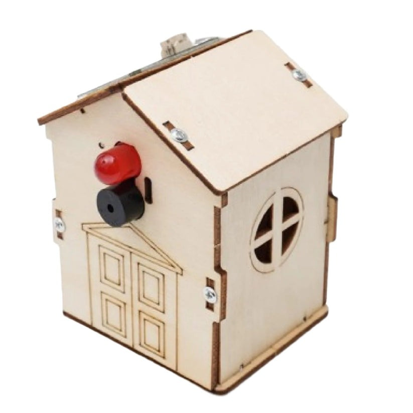 DIY Wooden Rain Detector Kit Wooden Water Drop Detection STEM Kit Water Drop Sensor STEM kit All-In-One