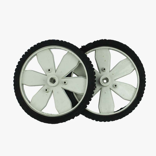 White BO Motor Wheel 7CM X 1CM (2PCS)