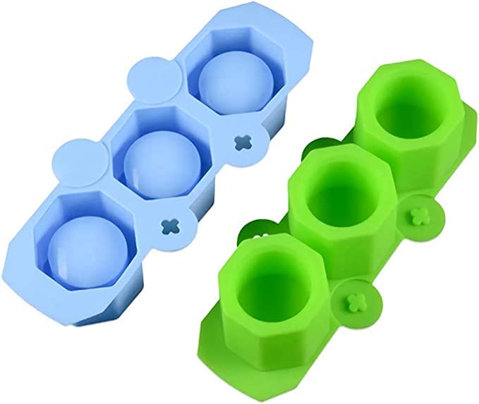 3 Cavity Hexagon Silicone Planter Mold for Concrete Cement,Plaster Resin & Succulent Pot
