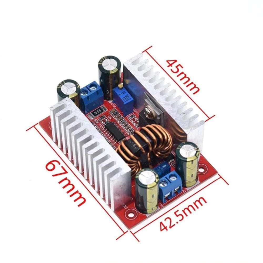 400W DC-DC 15A Step-up Boost Converter 8.5-50V to 10-60V Adjustable Power Supply Module