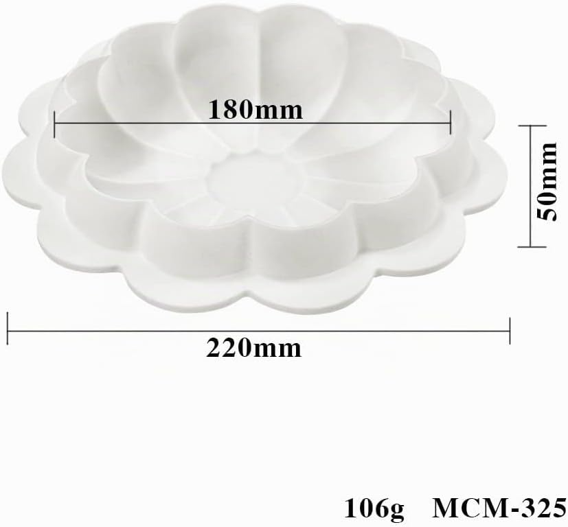 Daisy Flower Shape Silicone Cake Mould for Mousse Cake  Pastry Dessert Chocolate Pudding