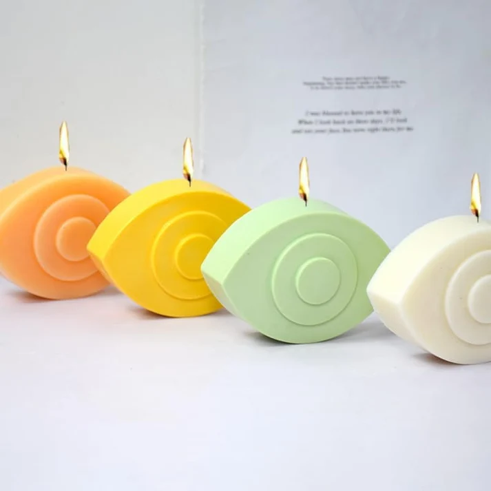 Evil Eye Silicone Candle Mold 3D Geometric Eye Shape Mold for DIY Candle Making