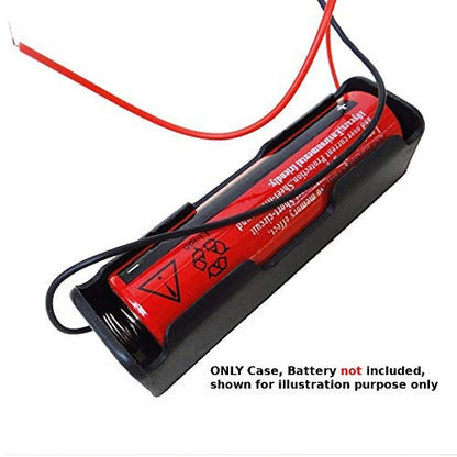 18650 Battery In-Series Lithium Cell Holder Open Case with Wire