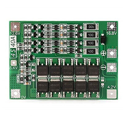 4S 40A 14.8V 16.8V 18650 Charger Li-ion Lithium Battery Protection Board PCB BMS Lipo Cell Module