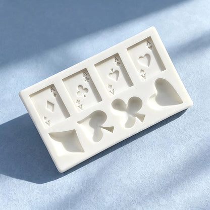 Poker Playing Card Silicone Mould Chocolate Candy Fondant Cake Decoration
