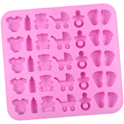 35 Cavity Baby Shower Silicone Mold Jelly Gummy Cake & Cupcake Decoration