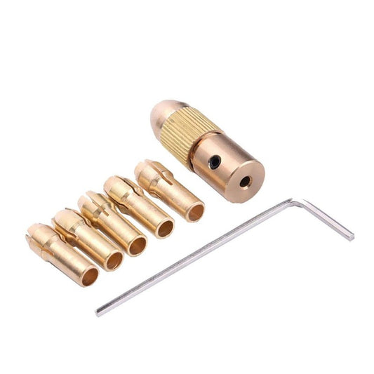 3.17mm Shank Metal Drill Chuck Collet Bits Rotary with Screw, 0.5-3 mm for RS555 motor (3.17MM)