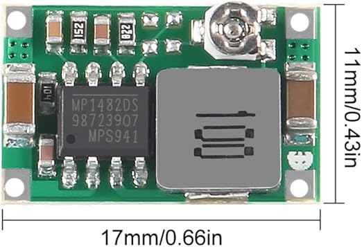 Mini360 Mini-360 DC-DC Buck Converter Step Down Power Supply Module 4.7V-23V to 1V-17V