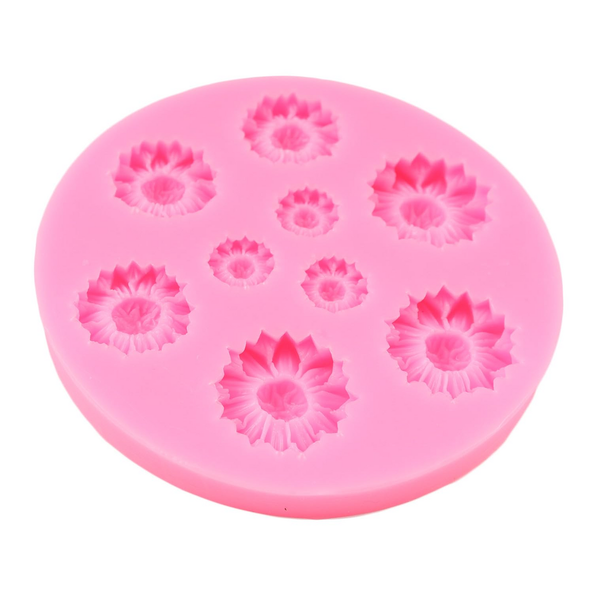 3D Sunflower Silicone Mold for Chocolate Fondant Candy Soap and Cake Decoration