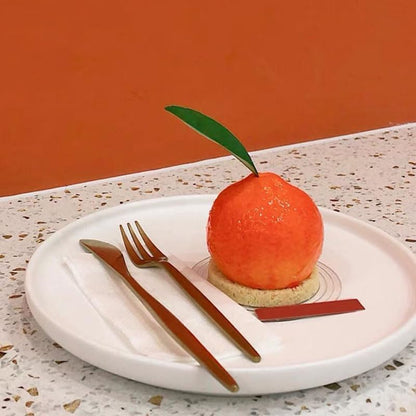 8 Cavity 3D Orange Shape Silicone Mould Chocolate Fruit Dessert Pudding Jelly & Ice Cream