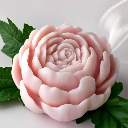 3D Peony Flower Silicone Candle Mold for Soap Home Decor Wedding Decorations & Gifts