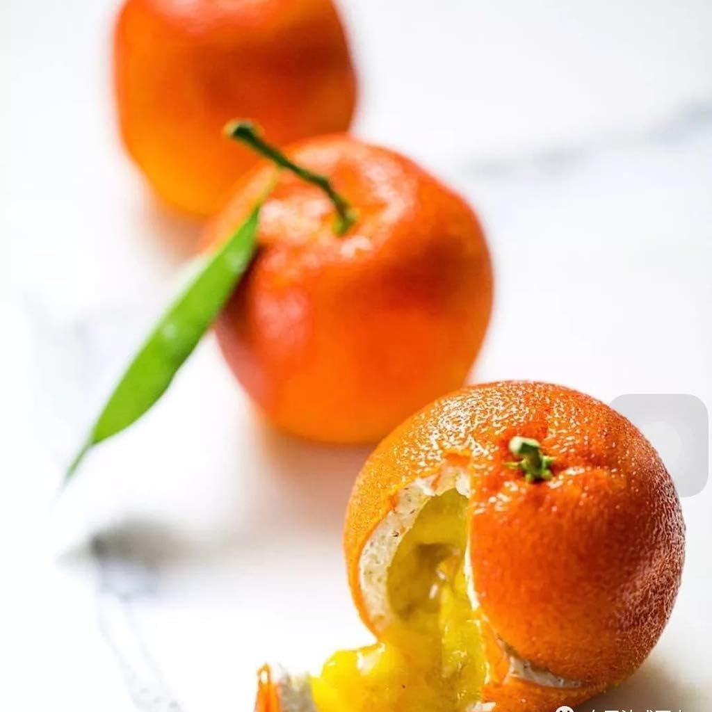8 Cavity 3D Orange Shape Silicone Mould Chocolate Fruit Dessert Pudding Jelly & Ice Cream