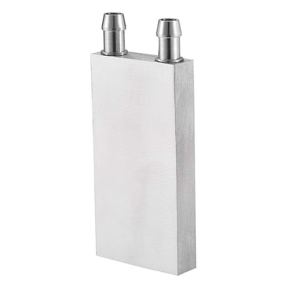 Peltier Aluminum Water Cooling Block 40x80x12mm Liquid Water Cooler Heat Sink System Waterblock for CPU Graphics Radiator GPU