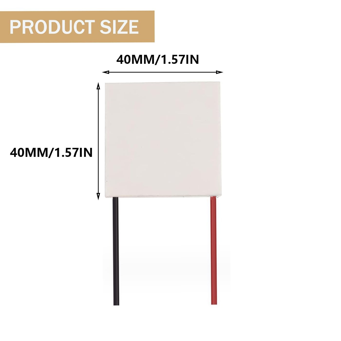 TEC1-12706 40x40mm 12V 60W Heatsink Thermoelectric Cooler Cooling Peltier Plate Module
