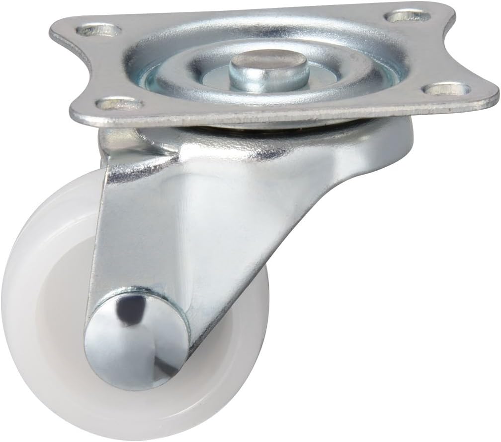 1-inch Single Wheel Swivel Plate Ball Bearing Trolley Casters