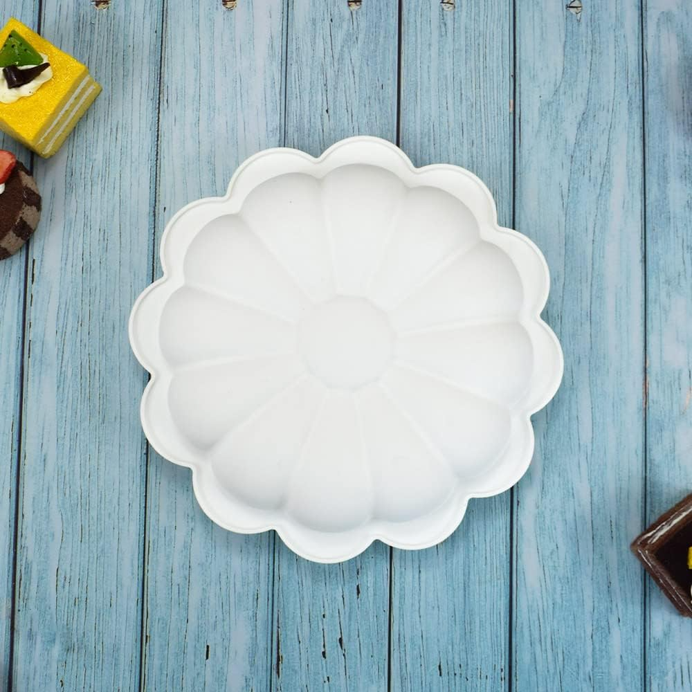 Daisy Flower Shape Silicone Cake Mould for Mousse Cake  Pastry Dessert Chocolate Pudding