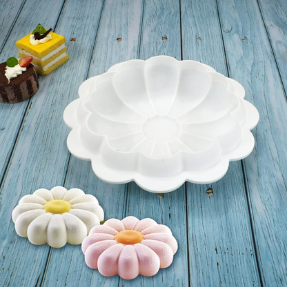 Daisy Flower Shape Silicone Cake Mould for Mousse Cake  Pastry Dessert Chocolate Pudding