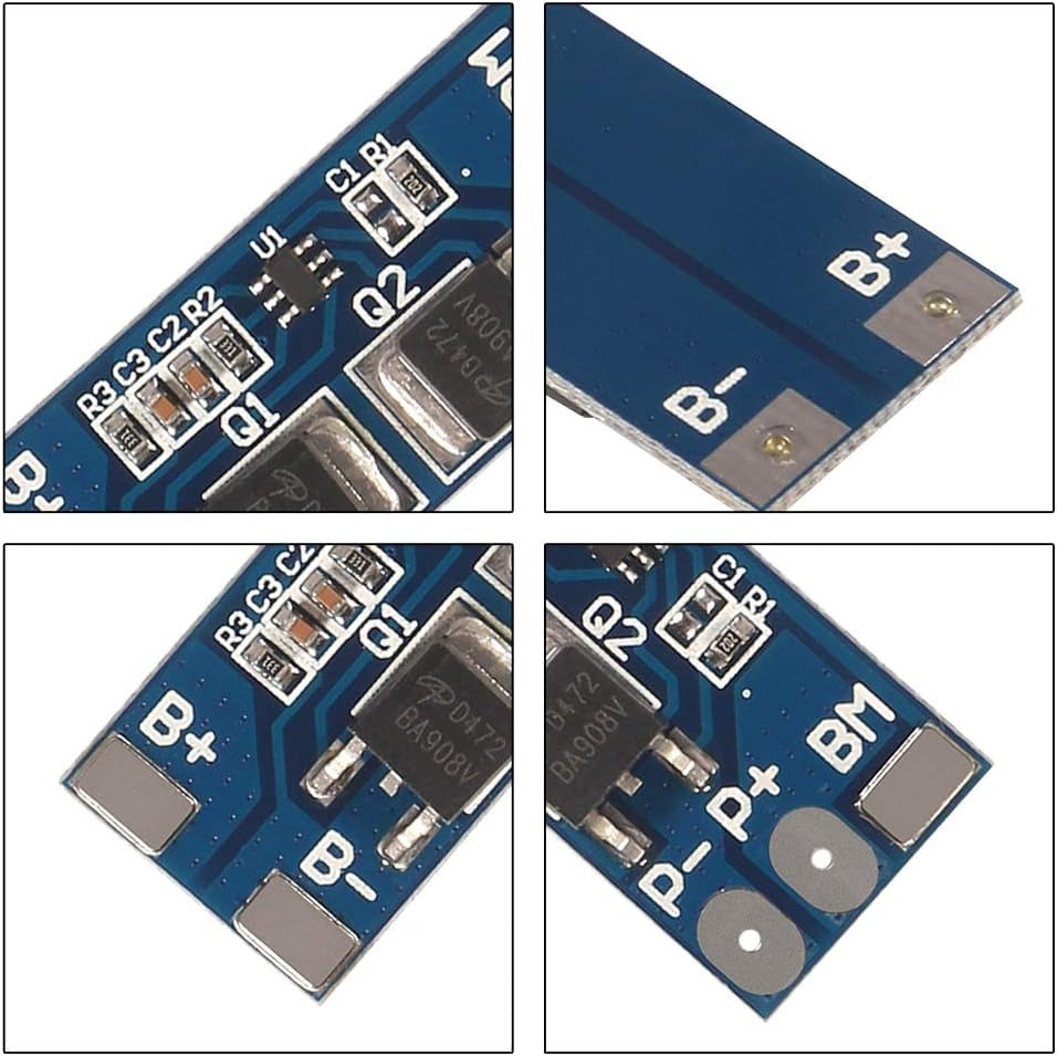 2S 8A BMS Lithium Battery Protection Board