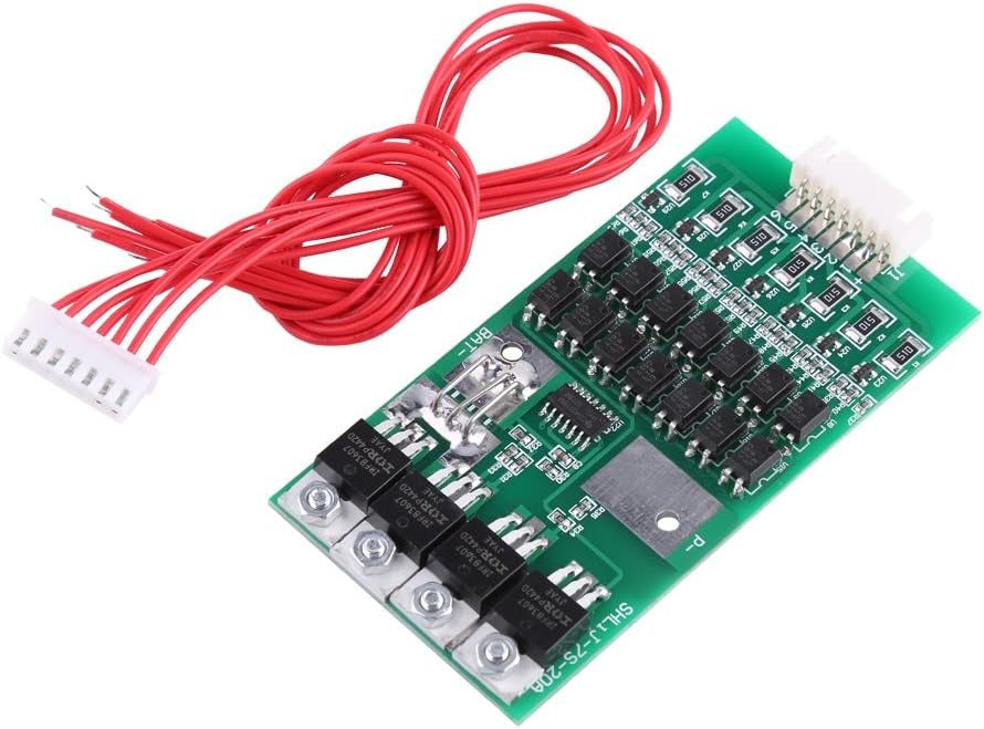 BMS 7S 20A with Connector for 18650 Battery