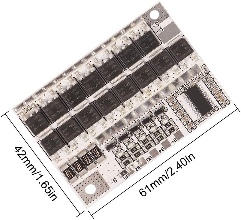 4S 100A LiFePO4 Lithium Battery Management System Charger 18650 BMS Protection Module