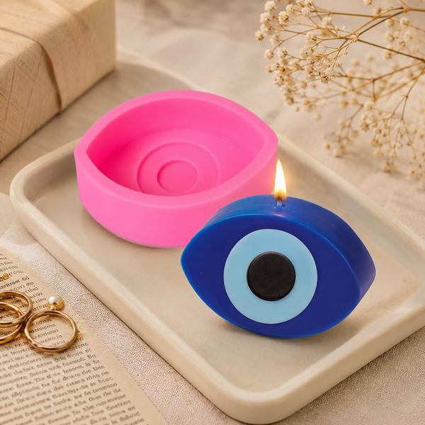 Evil Eye Silicone Candle Mold 3D Geometric Eye Shape Mold for DIY Candle Making