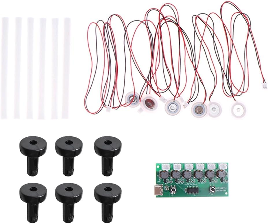 USB Humidifier Module Set Adjustable Spray Modes 5V 6 Spray USB Spray Module Black Brackets