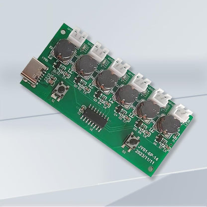 USB Humidifier Module Set Adjustable Spray Modes 5V 6 Spray USB Spray Module Black Brackets