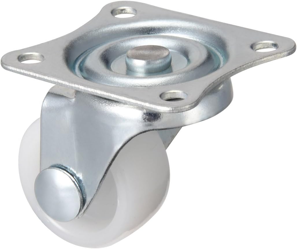 1-inch Single Wheel Swivel Plate Ball Bearing Trolley Casters