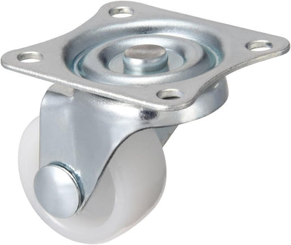 1-inch Single Wheel Swivel Plate Ball Bearing Trolley Casters