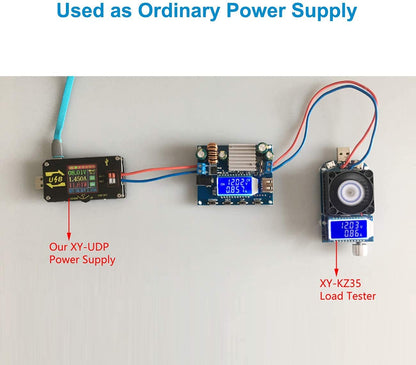 DC Buck Boost Power Supply Module DC 5V-30V to DC 0.6V-30V 35W 4A CVCC Adjustable Automatic Step UP Down Voltage Converter LCD Display - RS2809