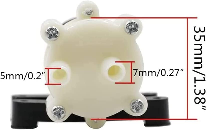 External High Flow DC Water Pump Motor 12V 2Amp Model (R385) Pump Motor Heavy Flower Lift Water (3Meter Height)