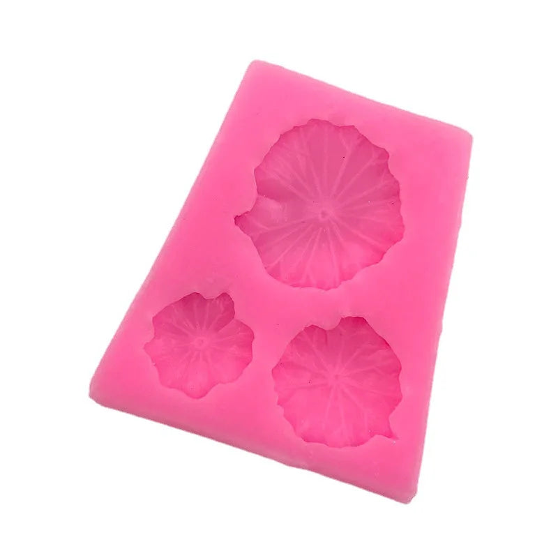 3D Lotus Leaf Silicone Candle Mold DIY Candle Making Wax Soap Resin & Home Decor
