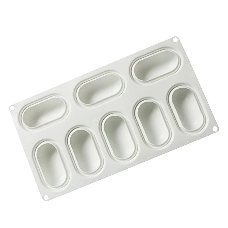 3D Oval Silicone Cake Mold for Chocolate Cake Pastry Pudding Jelly & Baking