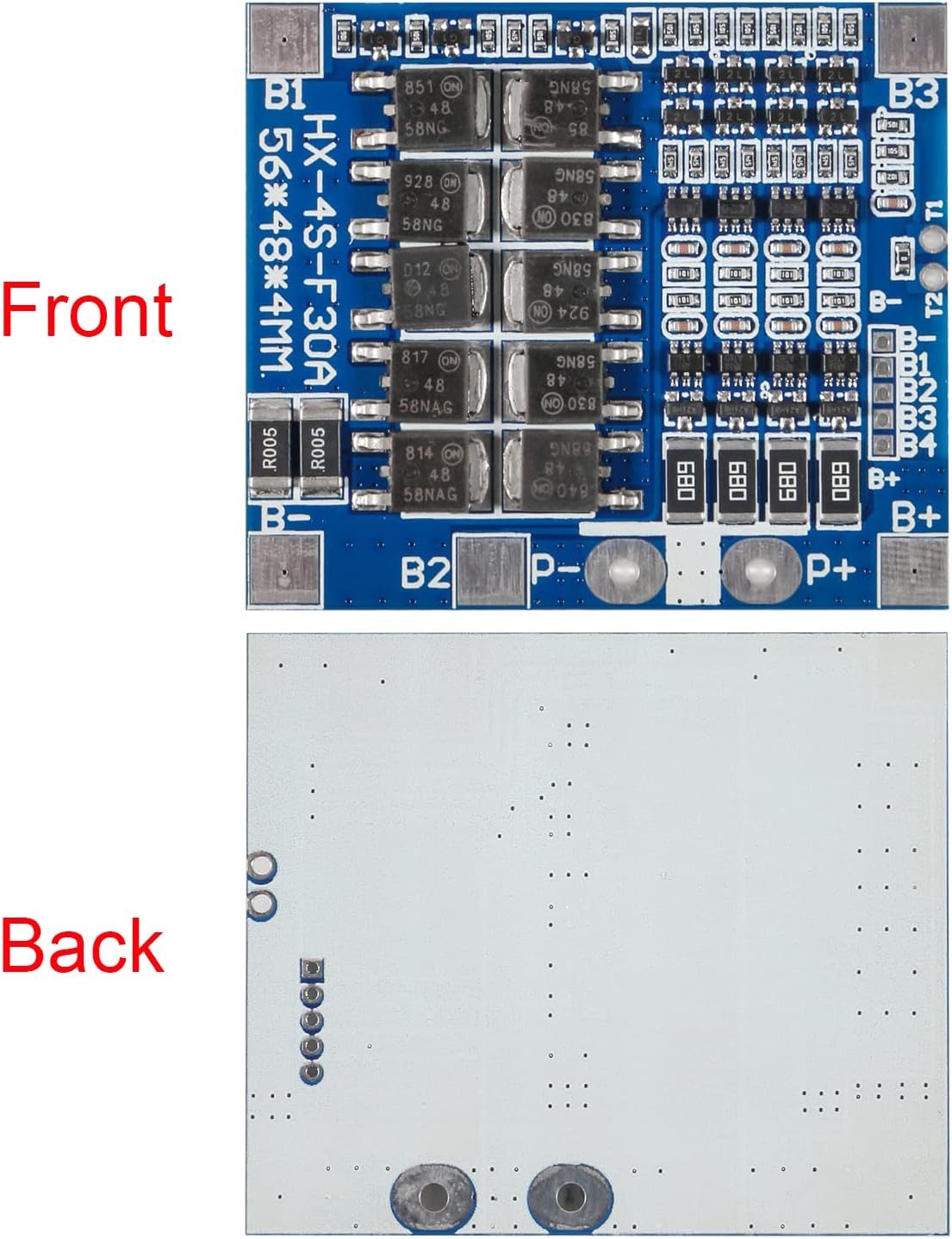 UG LAND INDIA 4S 30A 12.8V BMS 18650 Lithium Iron Phosphate Battery Protection Board (LiFePO4) Battery Module Over-Discharge/Over-Current