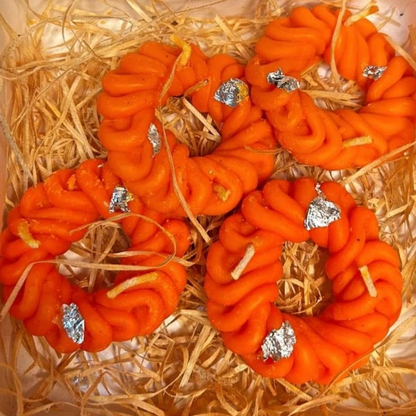 Imarti Shape Silicone Mold for Jalebi Mithai Diwali Sweets Candle Making & DIY Crafts