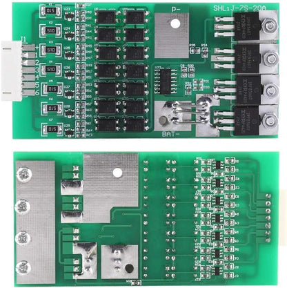 BMS 7S 20A with Connector for 18650 Battery