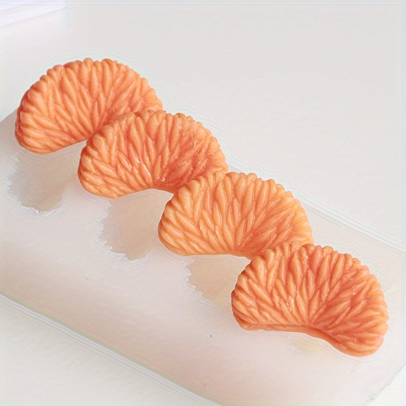 Imitation Orange Segment Silicone Baking Mould for Cake Chocolate Dessert Decoration