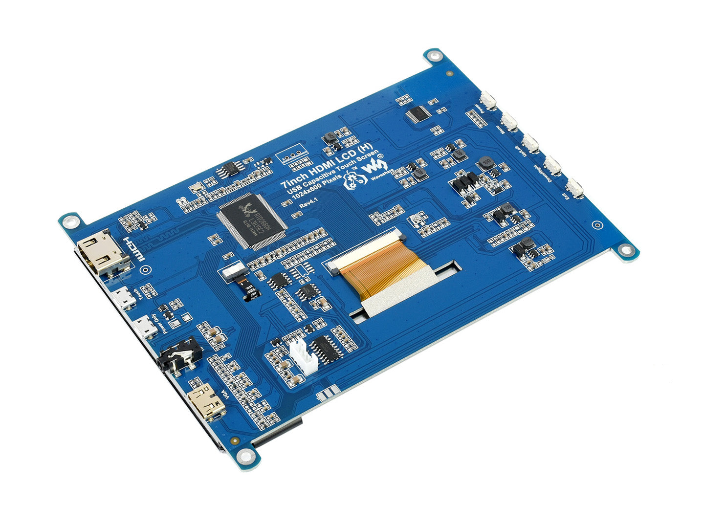 Waveshare 7inch 1024×600 HDMI, IPS, Low Power Capacitive LCD (C) Touch Screen