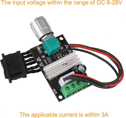 1203B PWM 6V 12V 24V 28V 3A DC Motor Speed Regulator