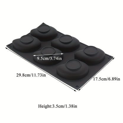 6 Cavity 3D Mango Shape Silicone Mould Chocolate Jelly Pudding Ice Cream & Frozen Desserts