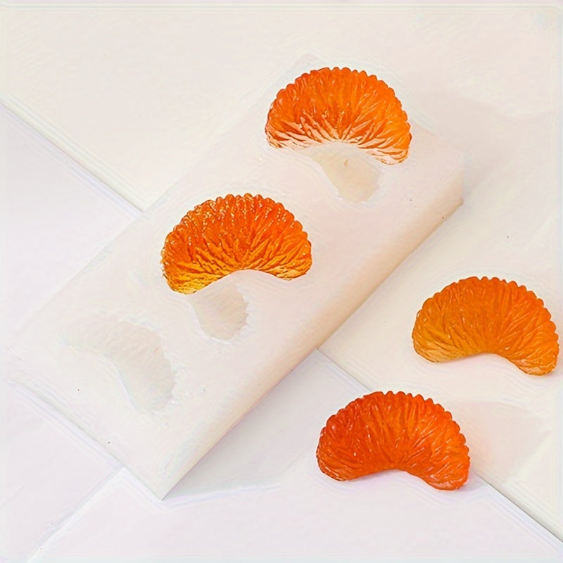 Imitation Orange Segment Silicone Baking Mould for Cake Chocolate Dessert Decoration