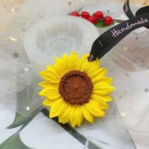 3D Sunflower Silicone Mould for Cake Decoration Fondant Chocolate Soap