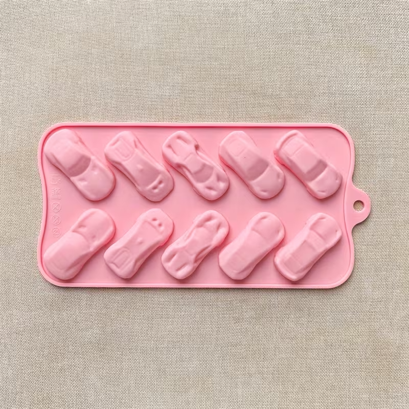 Sports Racing Car Silicone Mold for Chocolate Jelly Candy Gummies and Cake Decoration