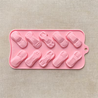 Sports Racing Car Silicone Mold for Chocolate Jelly Candy Gummies and Cake Decoration