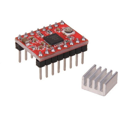 A4988 Stepstick Stepper Motor Driver Module with Heat Sink for 3D Printer Reprap Suitable for Arduino CNC