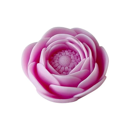 3D Floating Flower Petal Silicone Candle Mold DYF6045