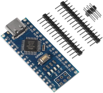 Nano Board R3 with CH340 Chip without USB Cable Compatible with (Unsoldered) without USB Cable Compatible with (Unsoldered)