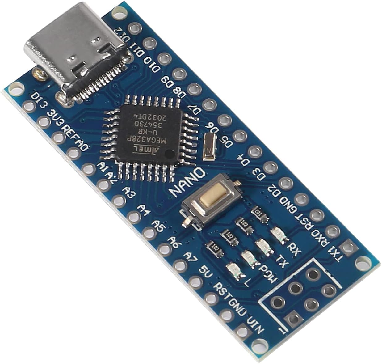 Nano Board R3 with CH340 Chip without USB Cable Compatible with (Unsoldered) without USB Cable Compatible with (Unsoldered)
