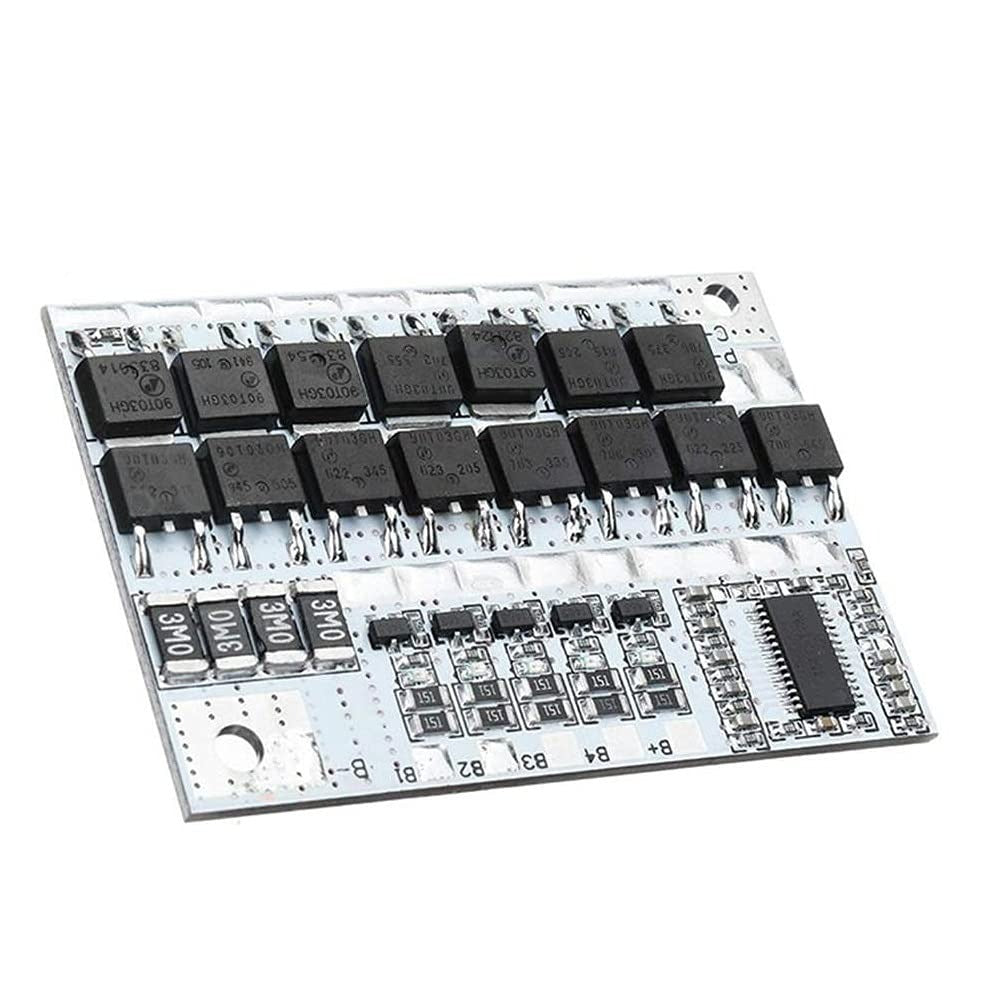 5S 100A LiFePO4 Battery Balance Charging BMS Battery Protection Board-white