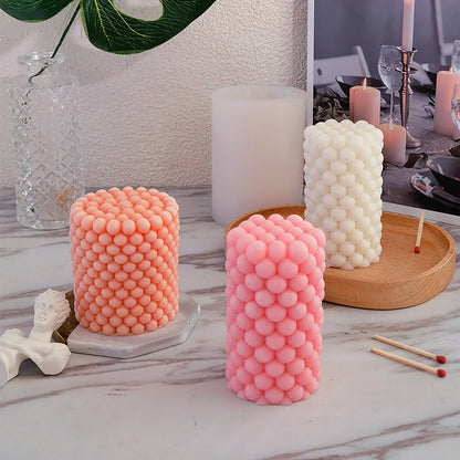 Bubble Pillar Candle Silicone Mould for DIY Bubble Candles Decorative Crafts and Home Décor